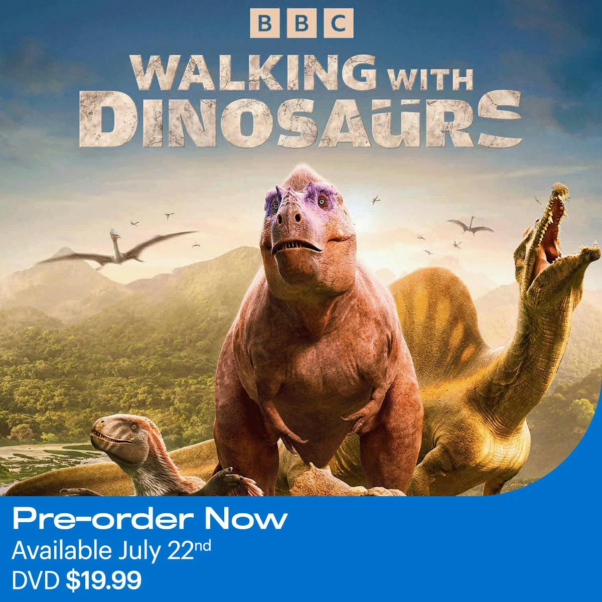 1200x1200 Walking with Dinosaurs 2025 DVD