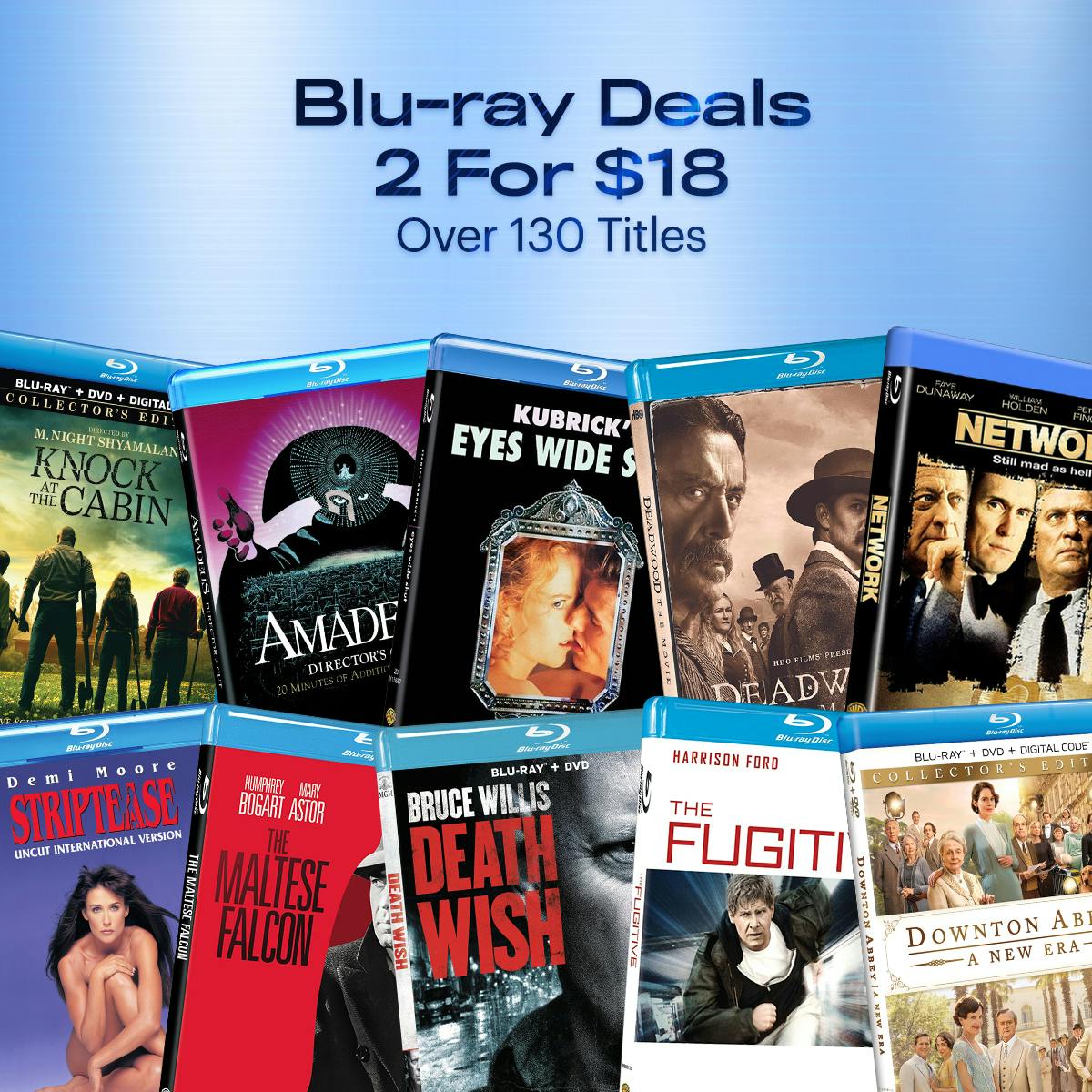 1200x1200 2 Blu-rays For $18 2024