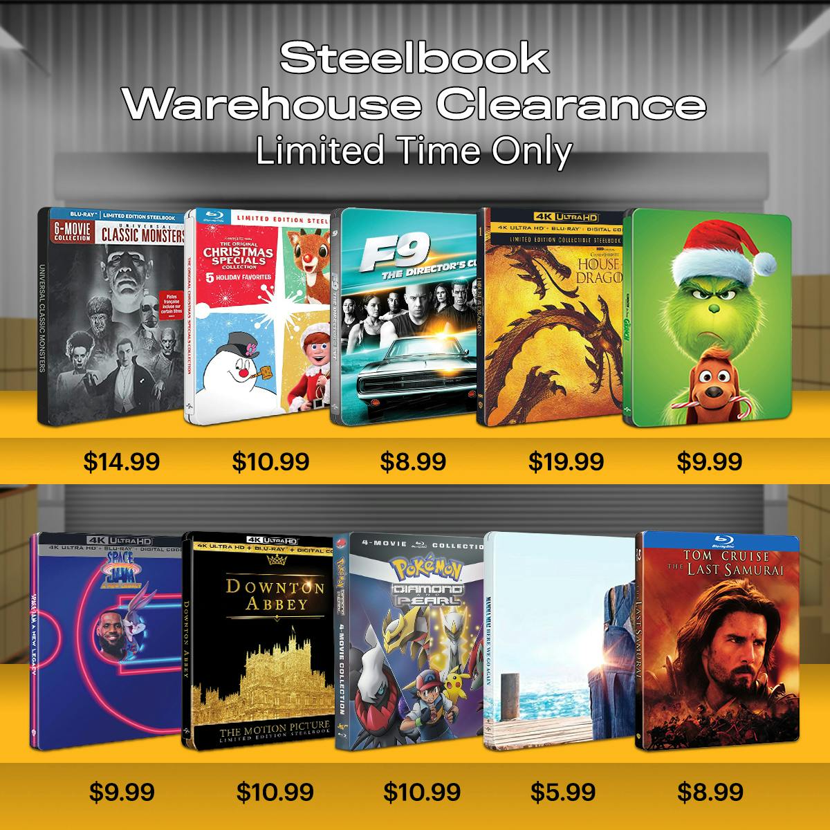 1200x1200 Steelbook Warehouse Clearance 2024