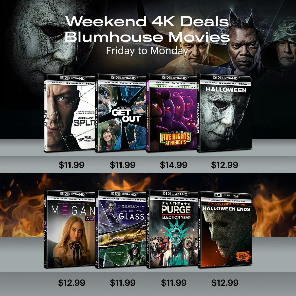 1200x1200 Weekend Deals 4K Blumhouse