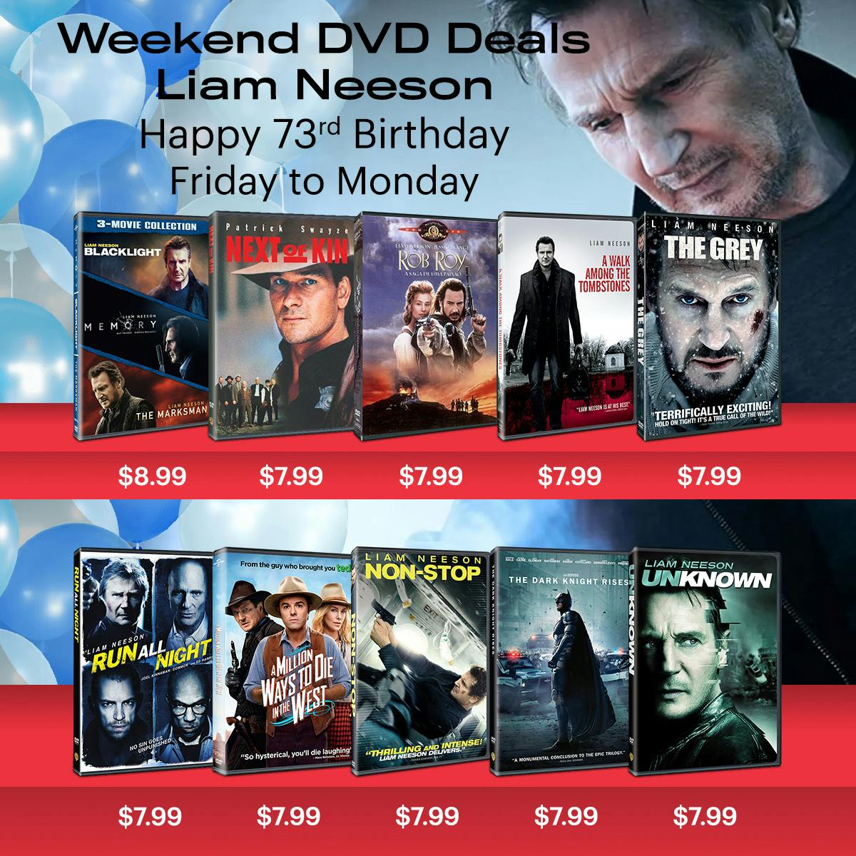 1200x1200 Weekend Deals: Liam Neeson DVD