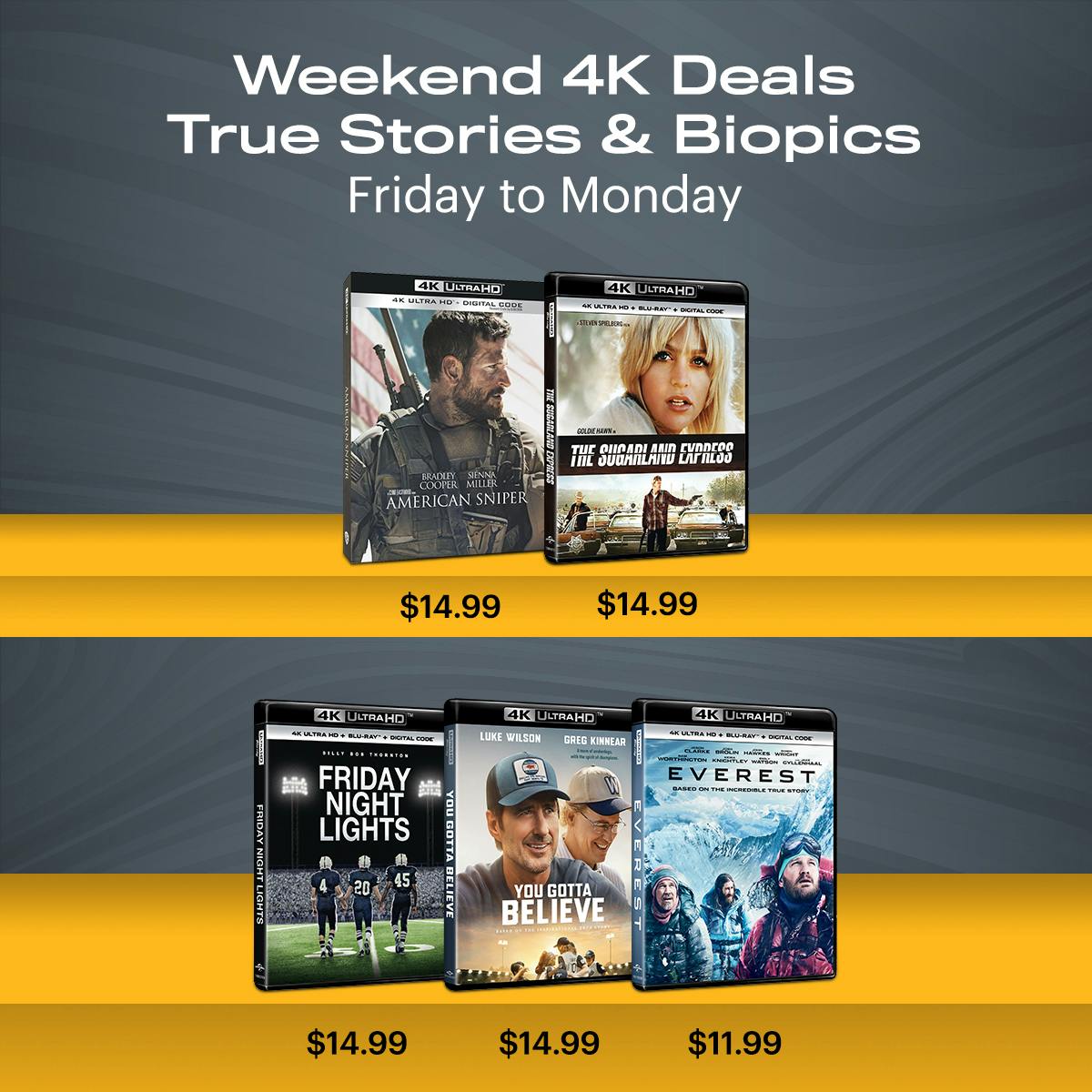 1200x1200 Weekend Deals: True Stories on 4K