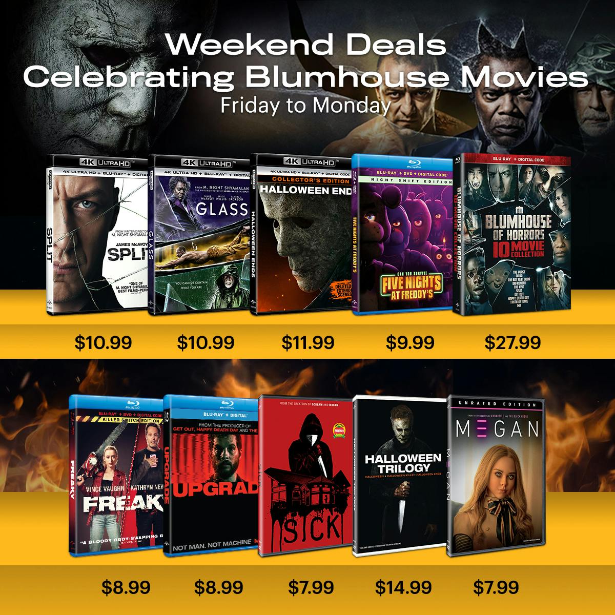 1200x1200 Weekend Deals Blumhouse 2025