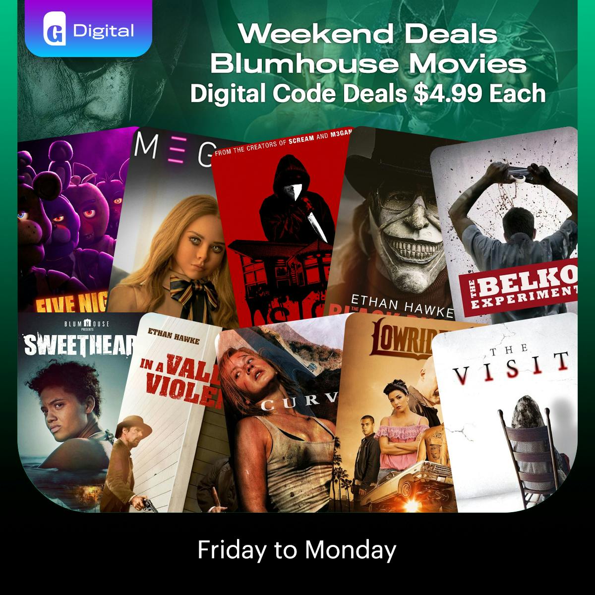 1200x1200 Digital Weekend Deals Blumhouse 2025