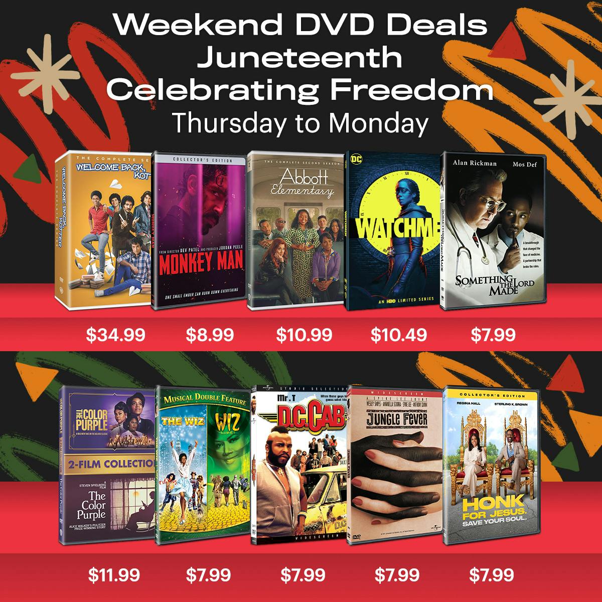 1200x1200 Weekend Deals: Juneteenth DVD
