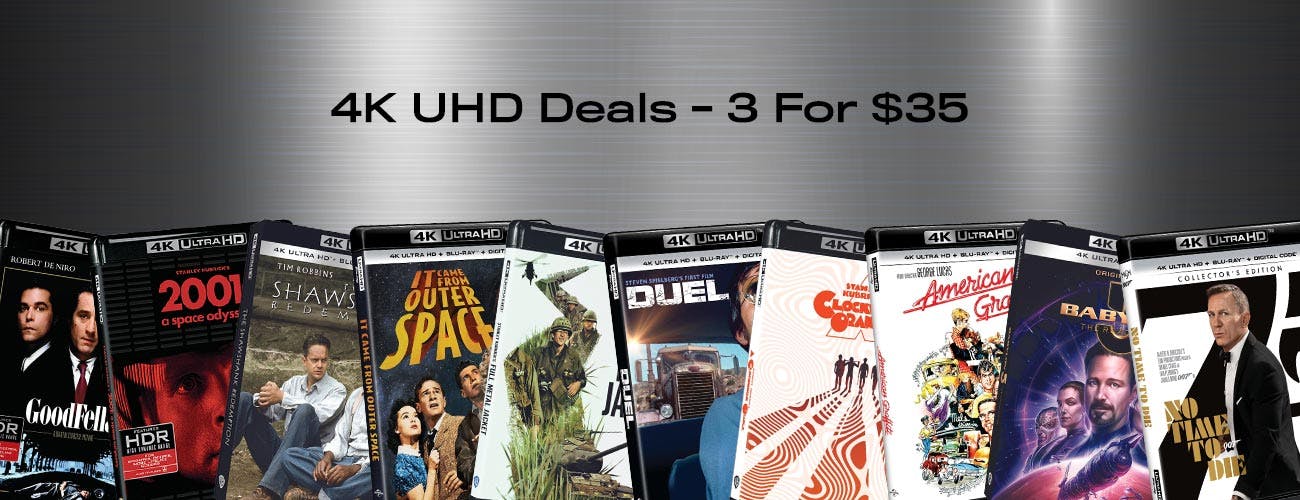 1300x500 4K UHD Deals - 3 For $35