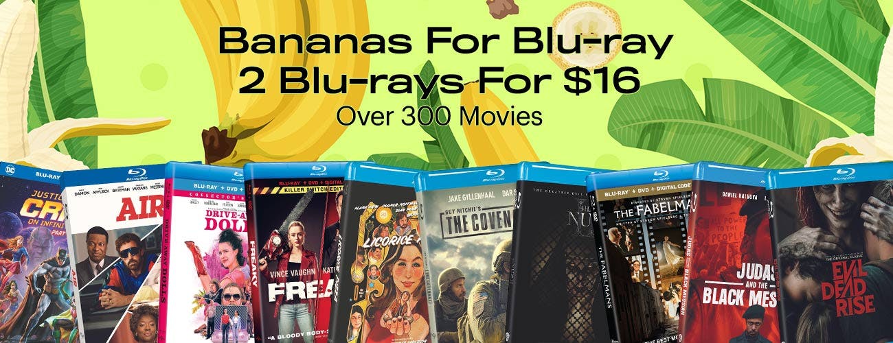 1300x500 Blu-ray Bananas 2 For $16