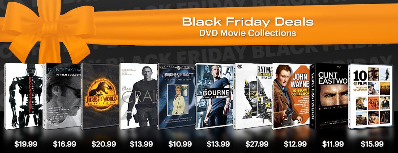 1300x500 Black Friday 2025 DVD Movie Collections