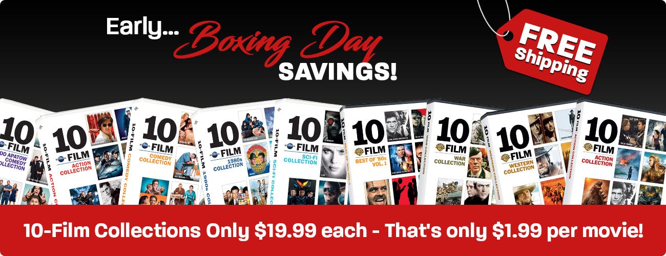 1300x500 Boxing Day Savings - 10-Movie Collections