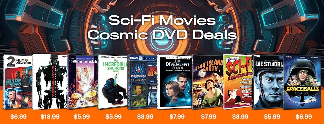 1300x500 Sci-Fi Movies - Cosmic Deals on DVD