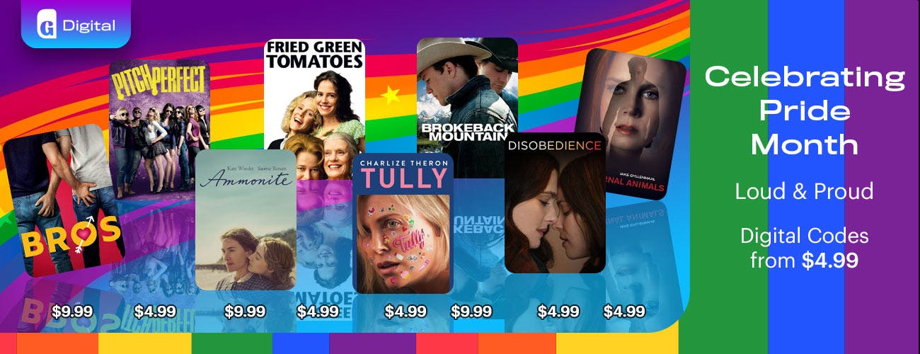 1300x500 Pride Month Digital Codes From $4.99