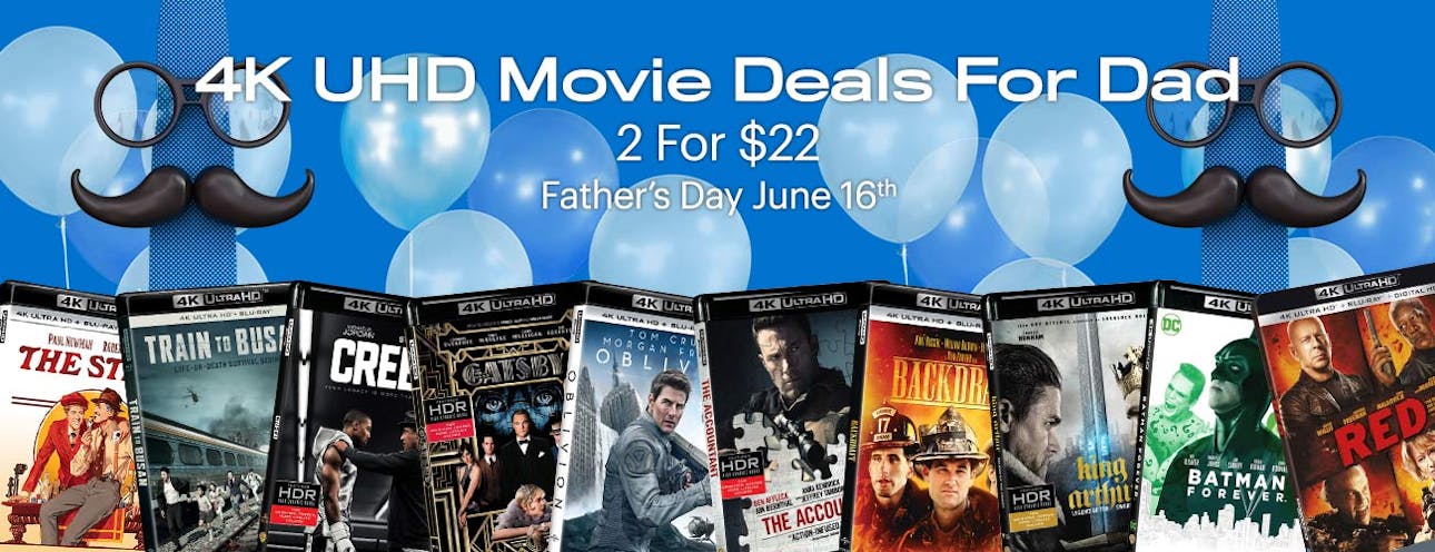 1300x500 Fathers Day - 2 4K For $22