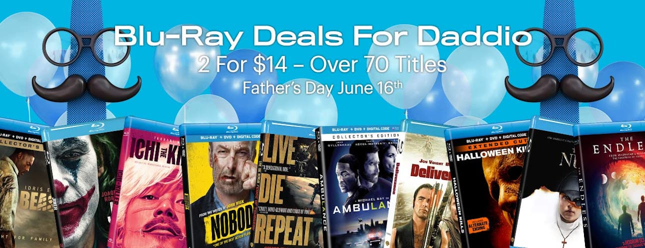 1300x500 Deals For Daddio - 2 Blu-rays For $14