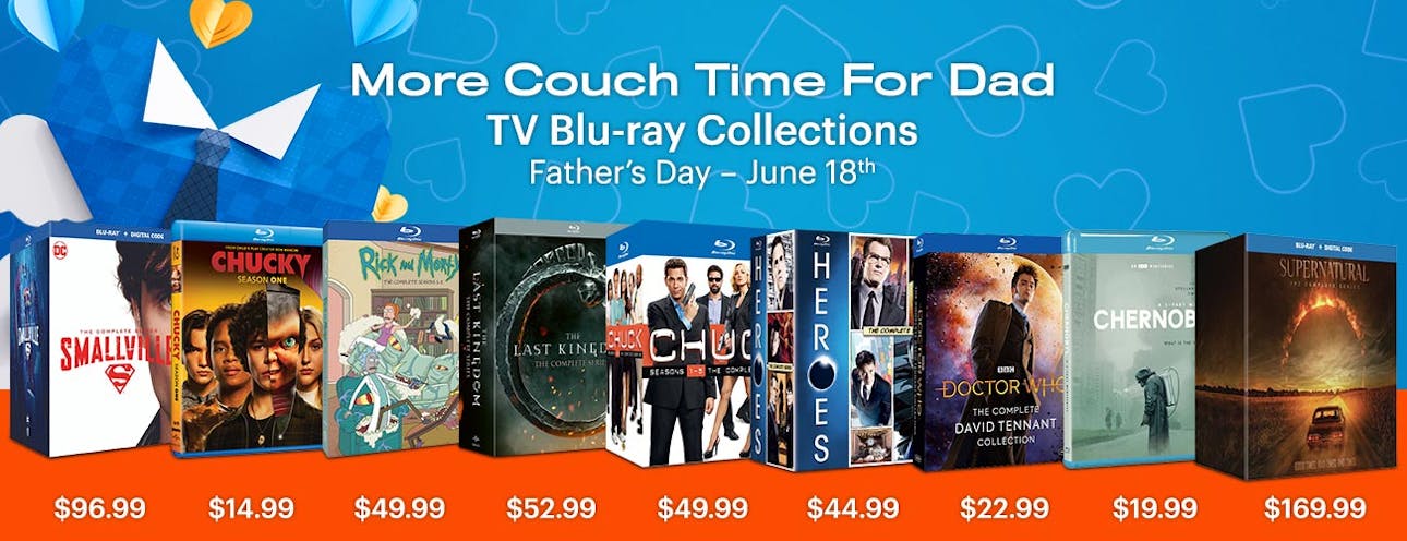 1300x500 Father's day Blu-ray TV Collections