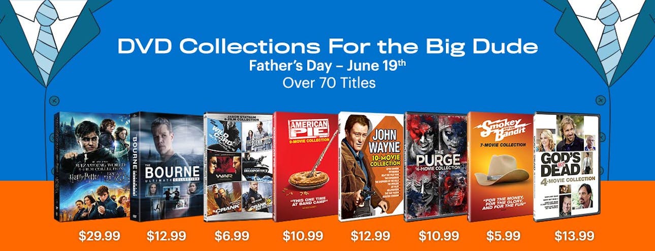 1300x500 Fathers Day DVD Collections