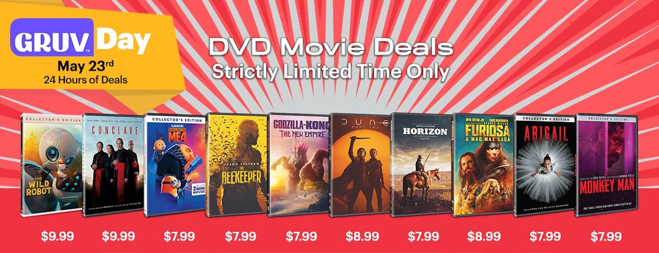 1300x500 GRUV Day DVD Movie Deals