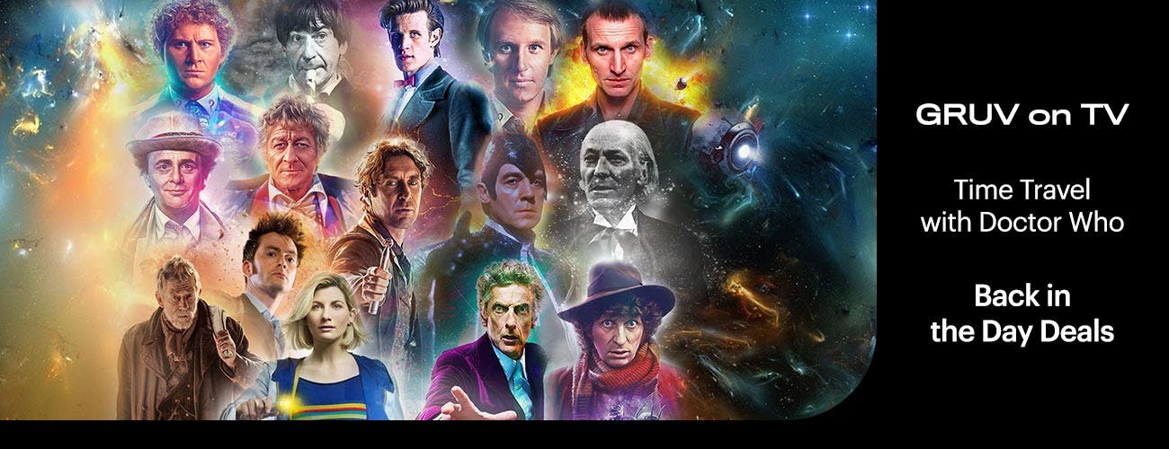 1300x500 GRUV on TV - Doctor Who Deals