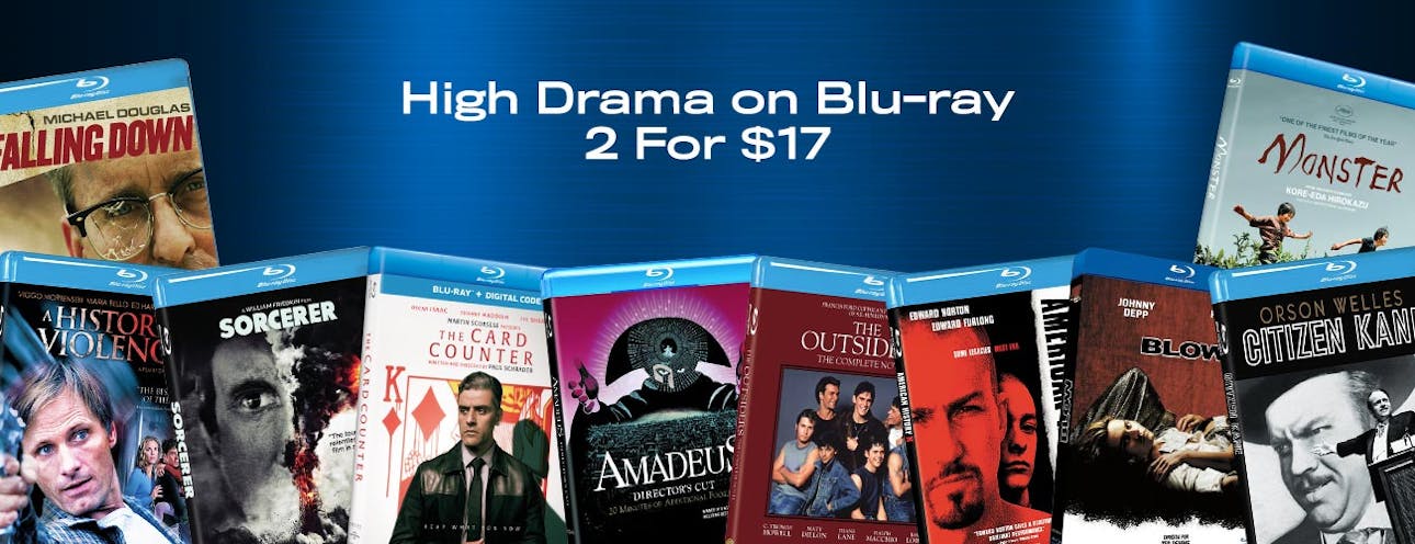 1300x500 High Drama 2 for $17 Blu-ray