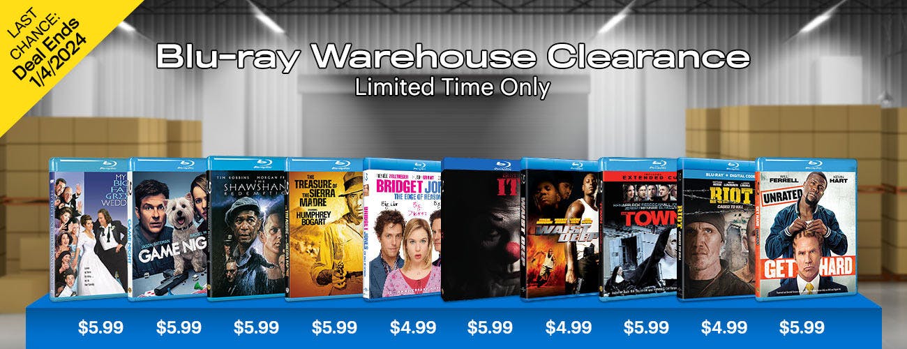 Blu-ray Warehouse Clearance