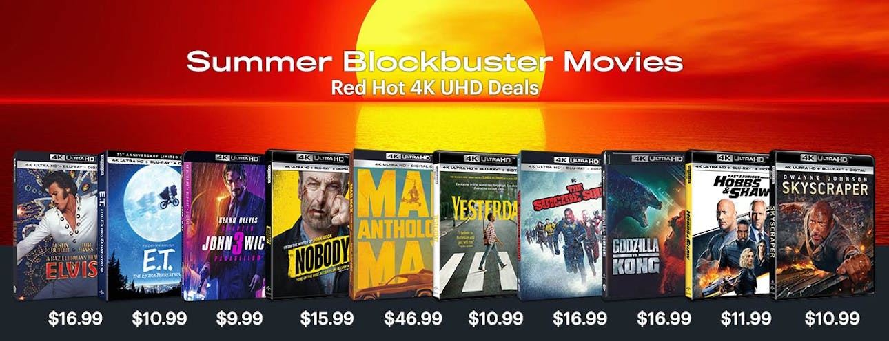 1300x500 Summer Blockbuster Movies on 4K
