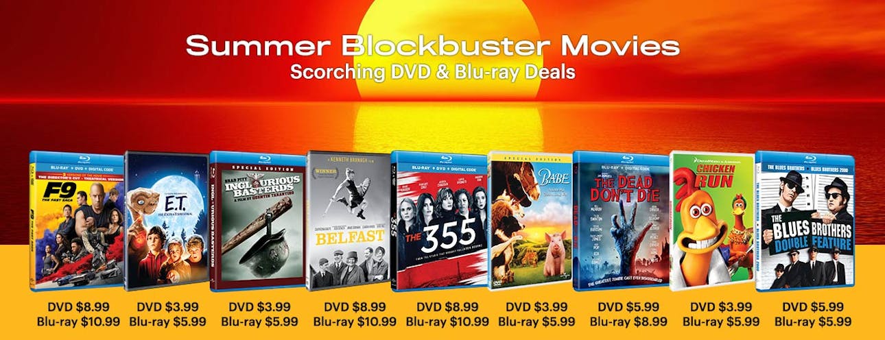 1300x500 Summer Blockbusters DVD & Blu-ray
