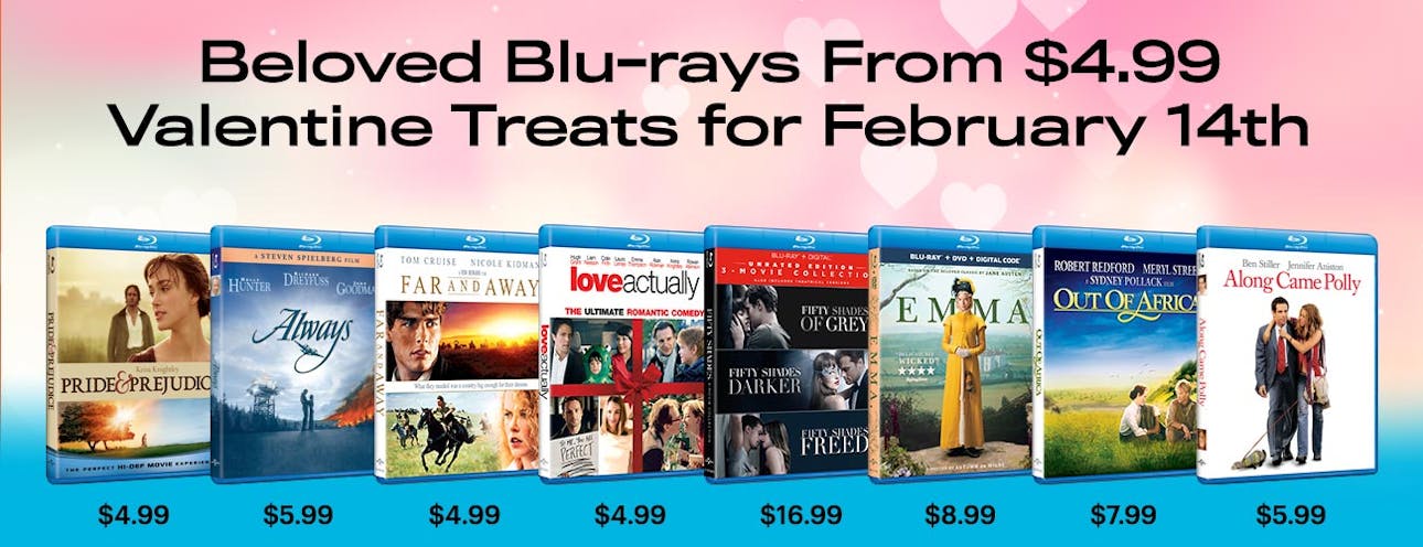 1300x500 Valentines Day- Beloved blu-rays from $4.99