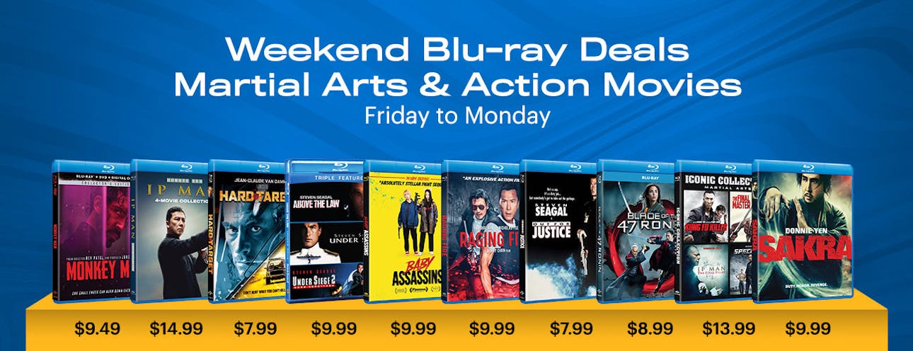 1300x500 Weekend Deals: Martial Arts Movies BD