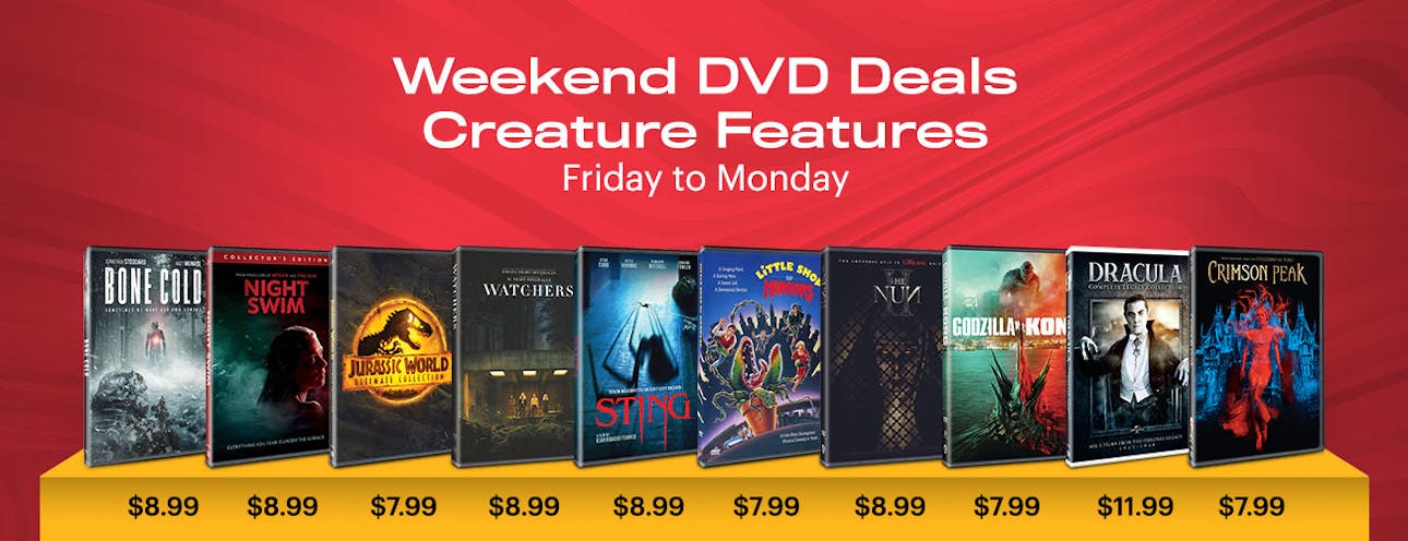 1300x500 Weekend Deals: Creature Features DVD
