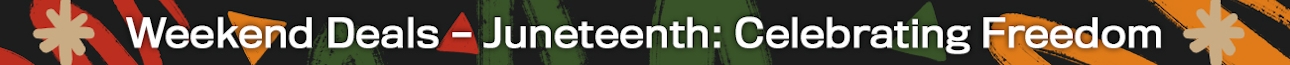1300x500 Weekend  Deals Juneteenth