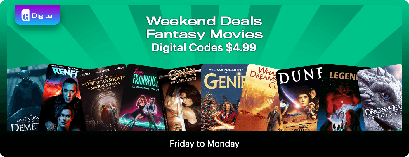 1400x540 Weekend Digital Deals: Fantasy Movies