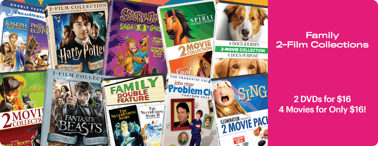 1400x540 Family 2-Movie Collections 2 for $16