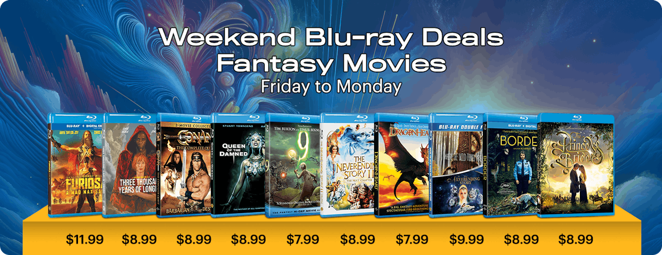 1400x540 Weekend Deals: Fantasy Movies BD