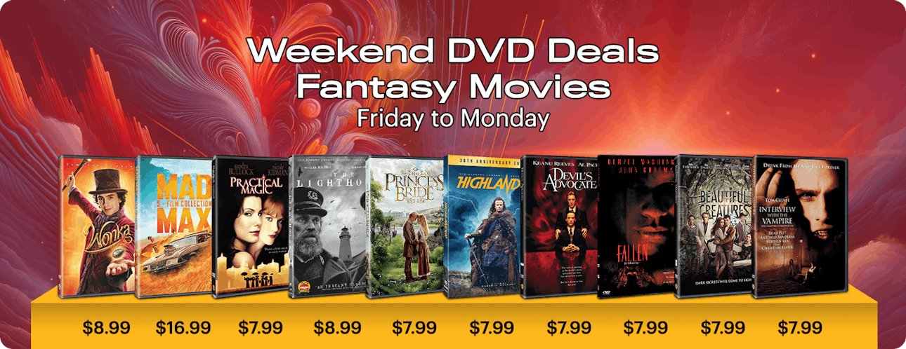 1400x540 Weekend Deals: Fantasy Movies DVD
