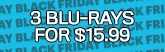 165x52 Black Friday Deals - 3 BD For $15.99 2022