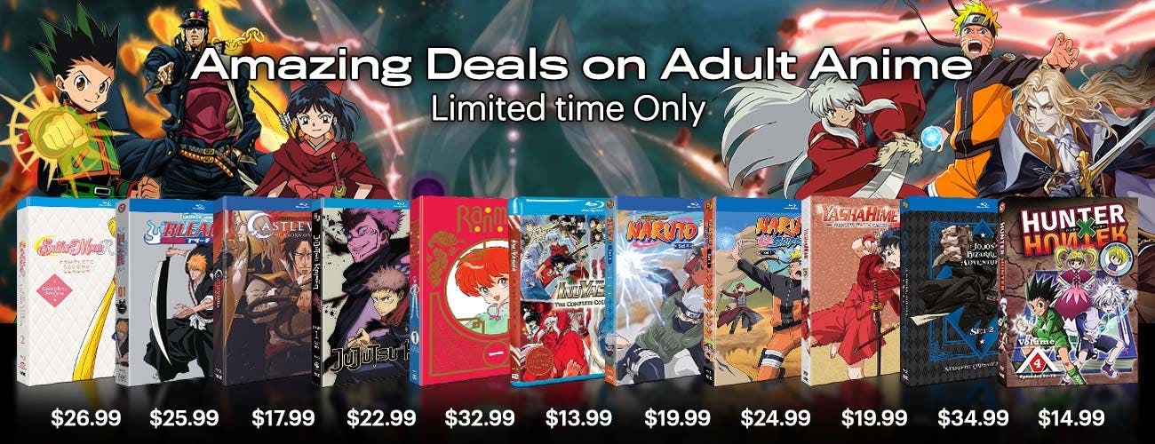 Amazing Deals on Adult Anime