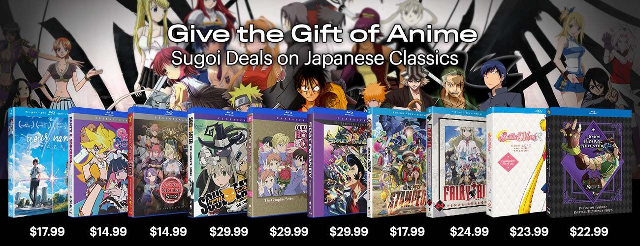Sugoi Deals on Japanese Anime