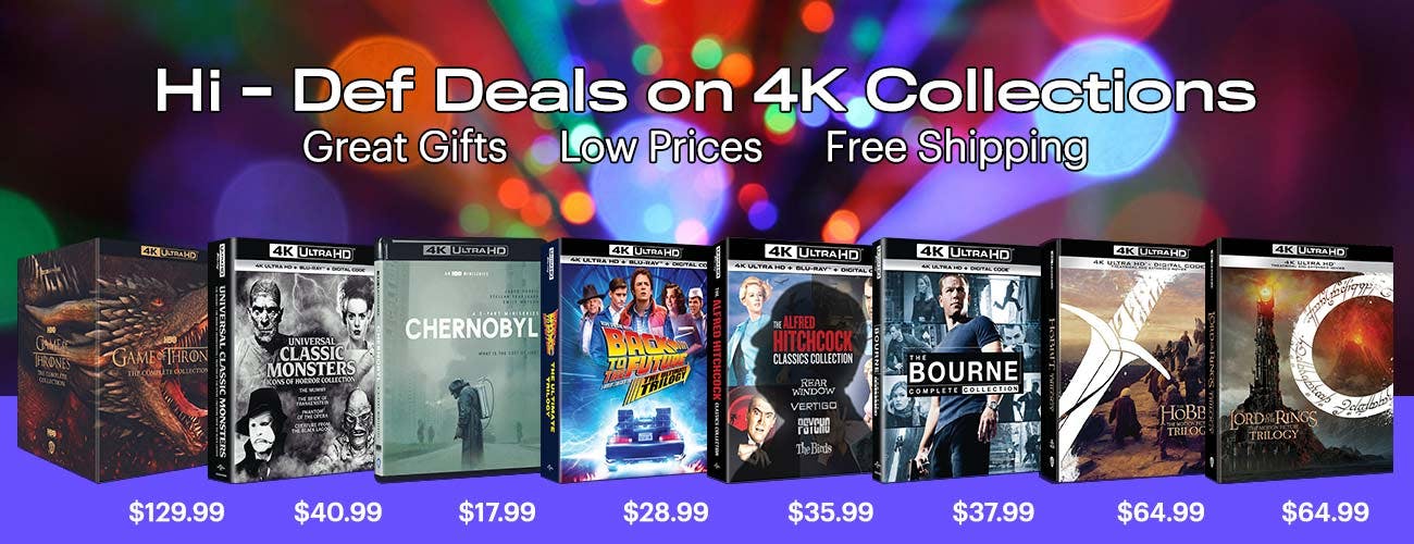 Hi -Def Deals on 4K UHD Collections