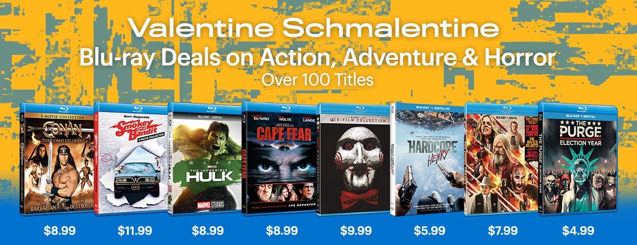Valentine Schmalentine - Blu-ray Deals on Action, Adventure & Horror