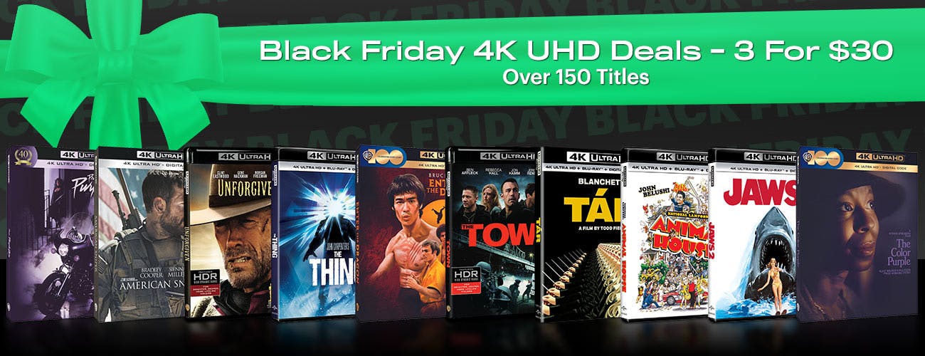 Black Friday 4K UHD Deals - 3 For $30