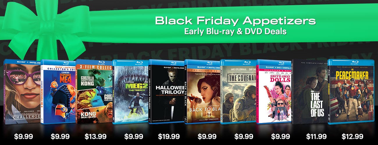 Black Friday Appetizers - Early Blu-ray & DVD Deals