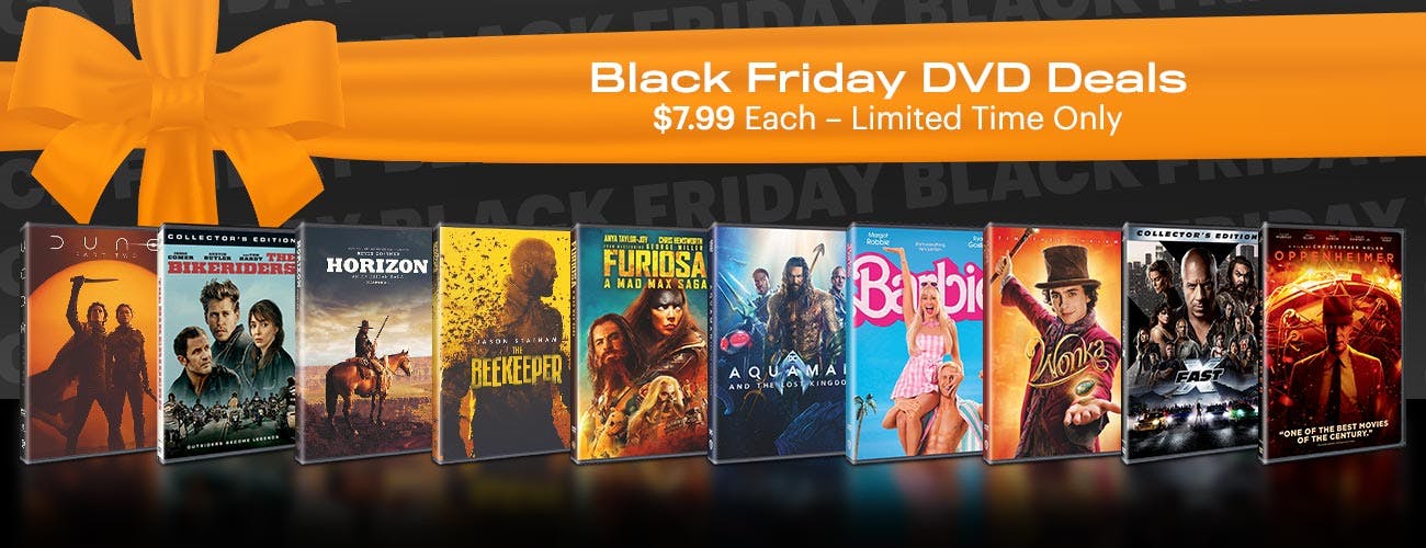 Black Friday DVD Deals - Limited Time Only