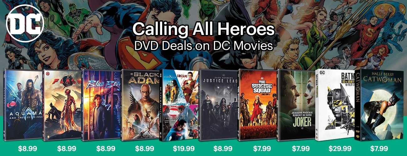 DVD Movie Deals on DC Comics