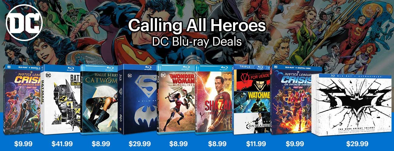 Blu-ray Movie Deals on DC Comics