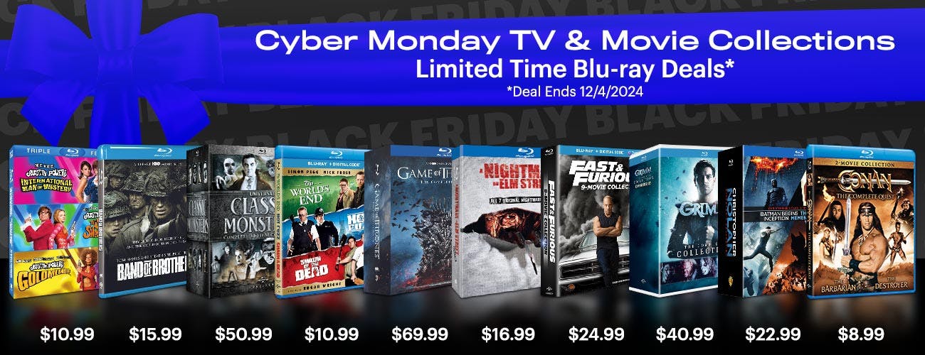 Cyber Monday - Blu-rays Deals on TV & Movie Collections