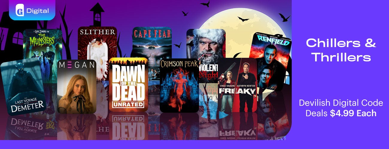 Chillers & Thrillers - Halloween Digital Code Deals