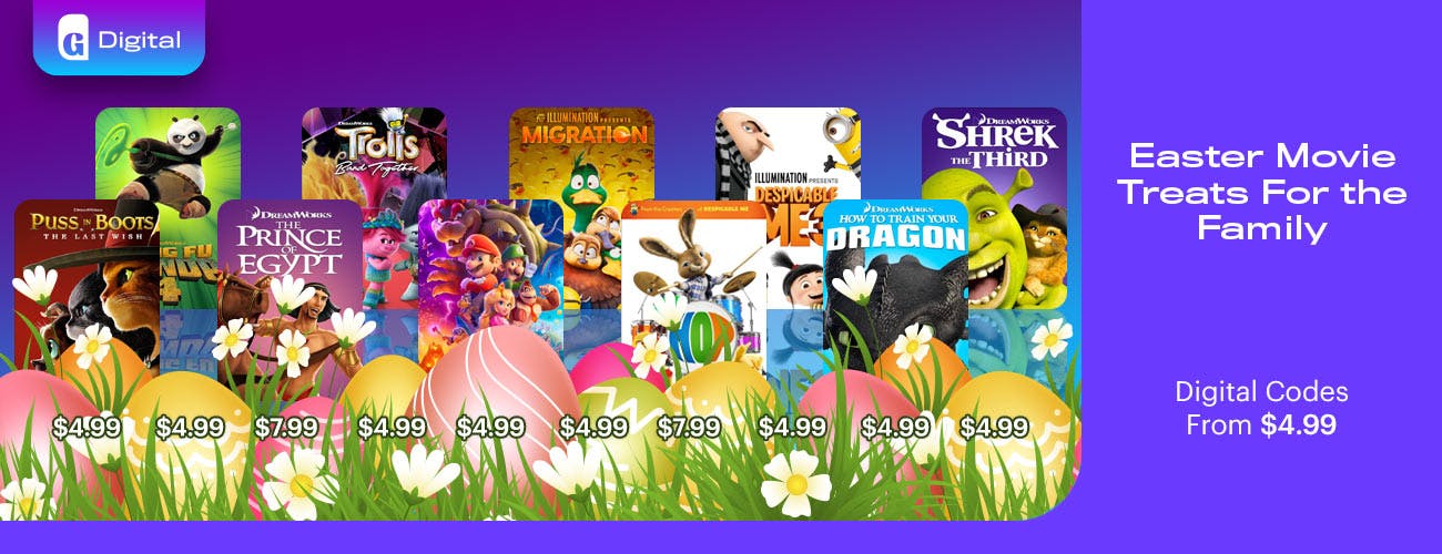 GRUV Digital - Easter Deals on Family Movies