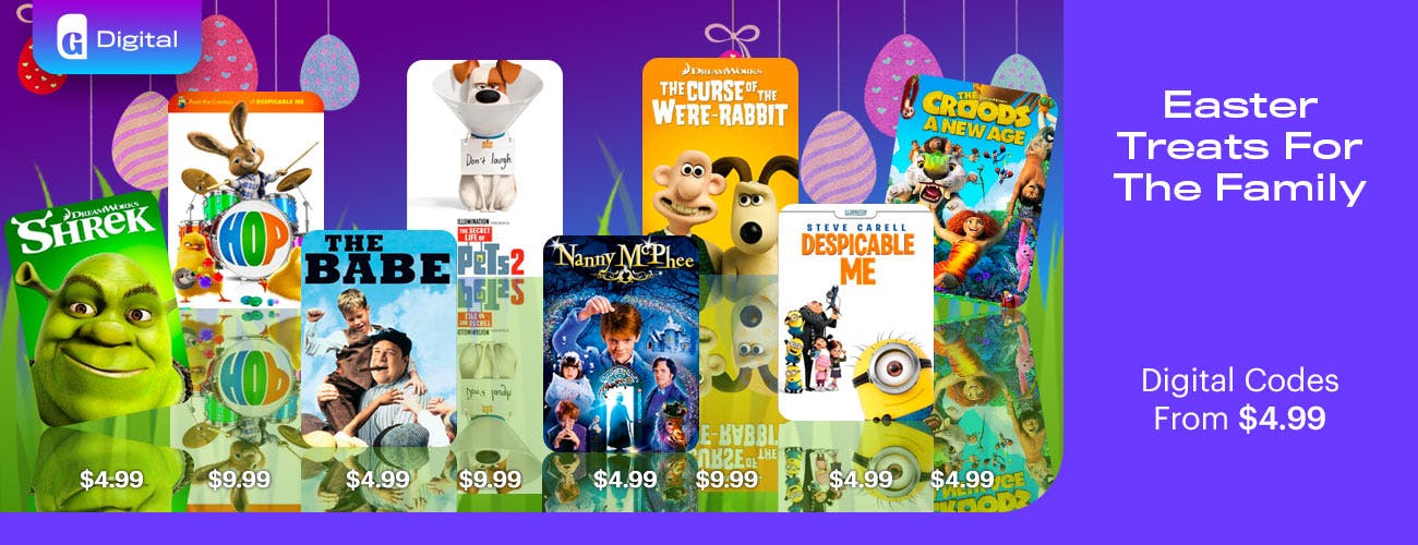 GRUV Digital - Easter Deals on Family Movies
