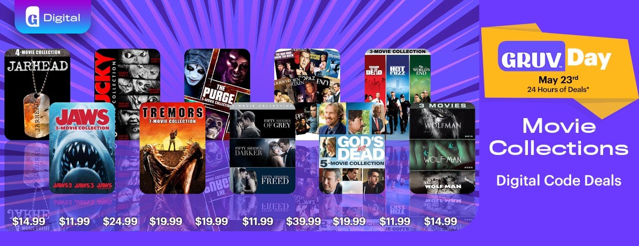 GRUV Day Deals - Digital Code Collections
