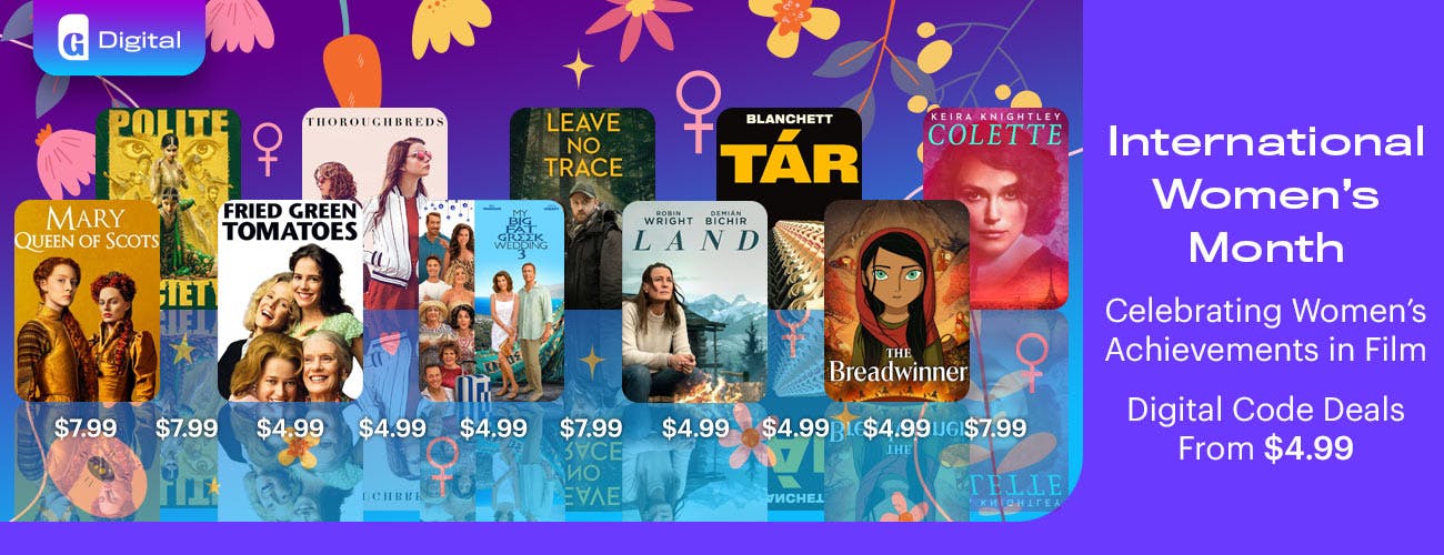 Digital Code Deals - Women's History Month