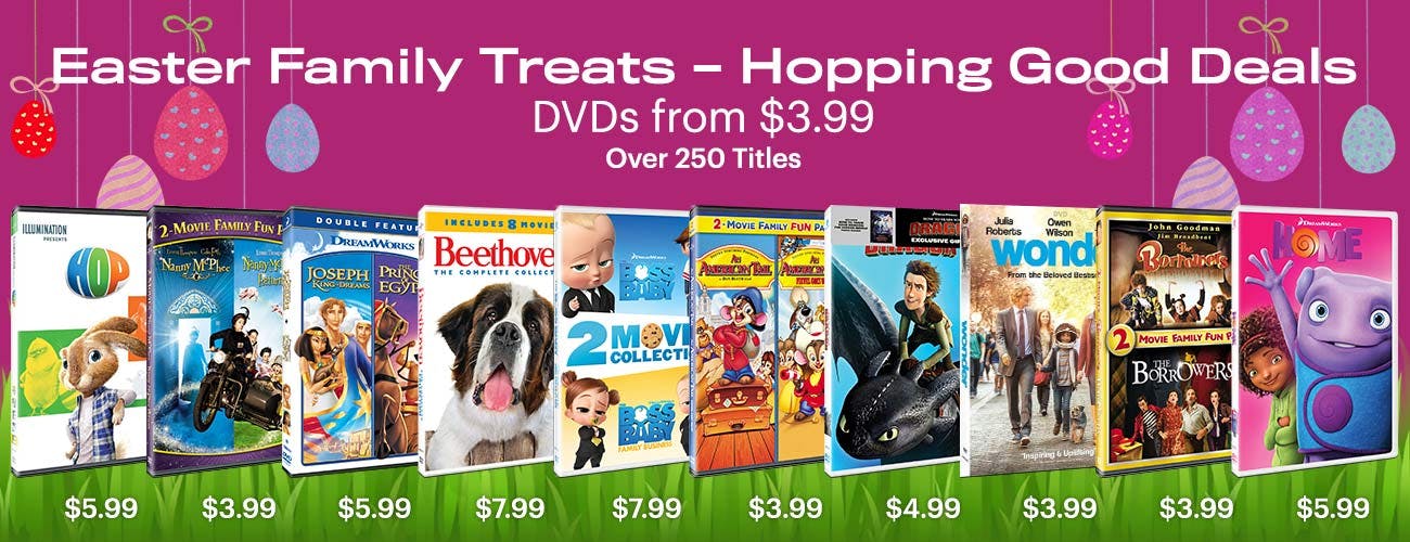 Easter Family Treats - Hopping Good DVD Deals